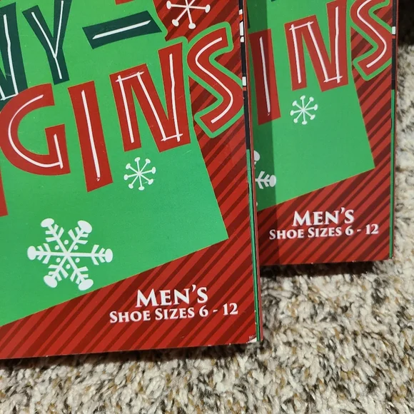 2 for $30 Men's ELF 15 Days of Socks Advent Calendar Christmas Size 6-12 NEW - Picture 5 of 6